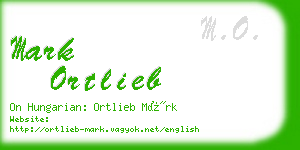mark ortlieb business card